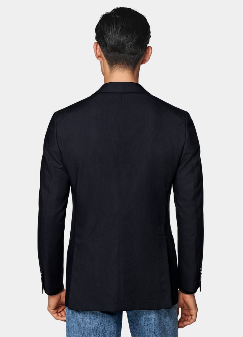 Navy Tailored Fit Havana Suit Jacket