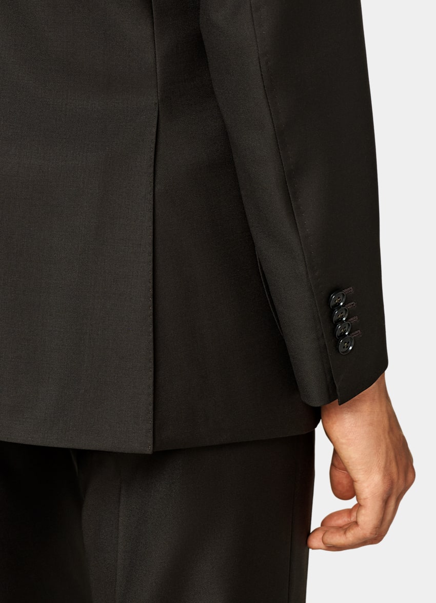 Dark Brown Perennial Tailored Fit Havana Suit