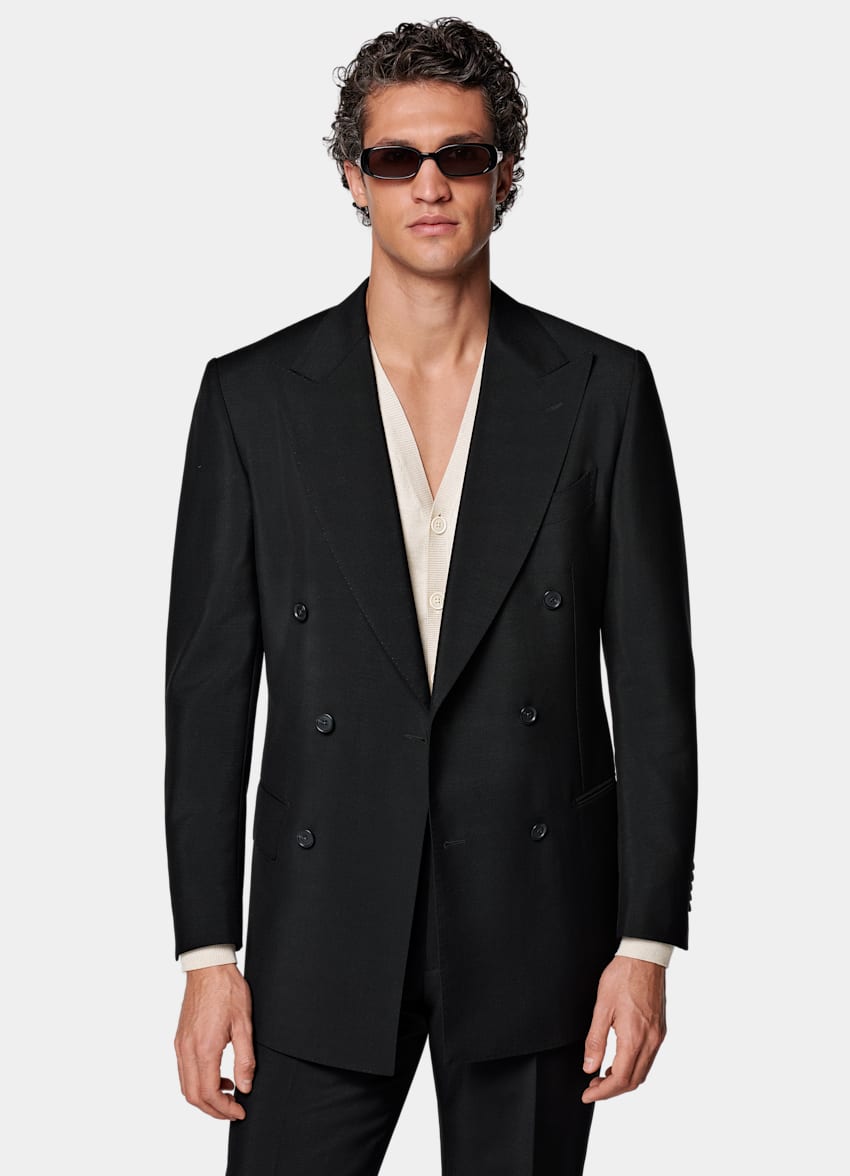 Black Tailored Fit Milano Suit