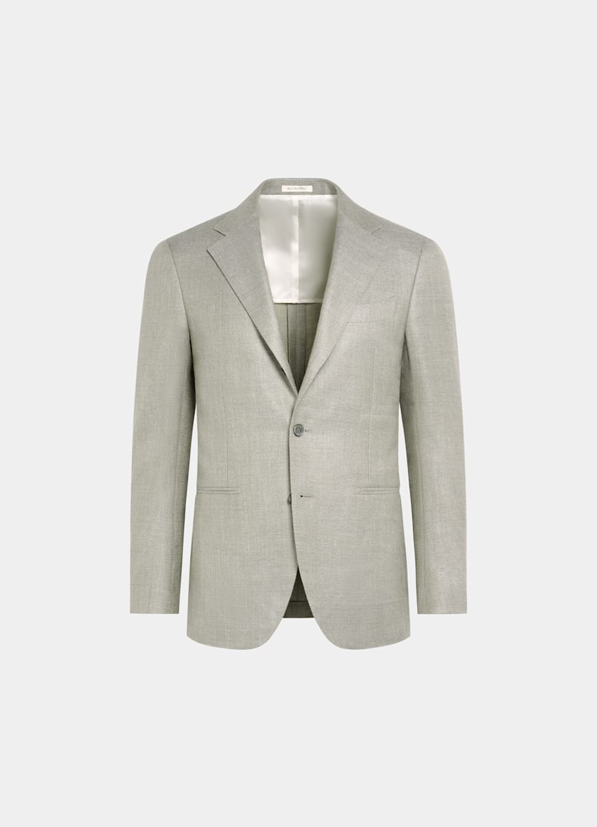 Light Blue Tailored Fit Havana Blazer