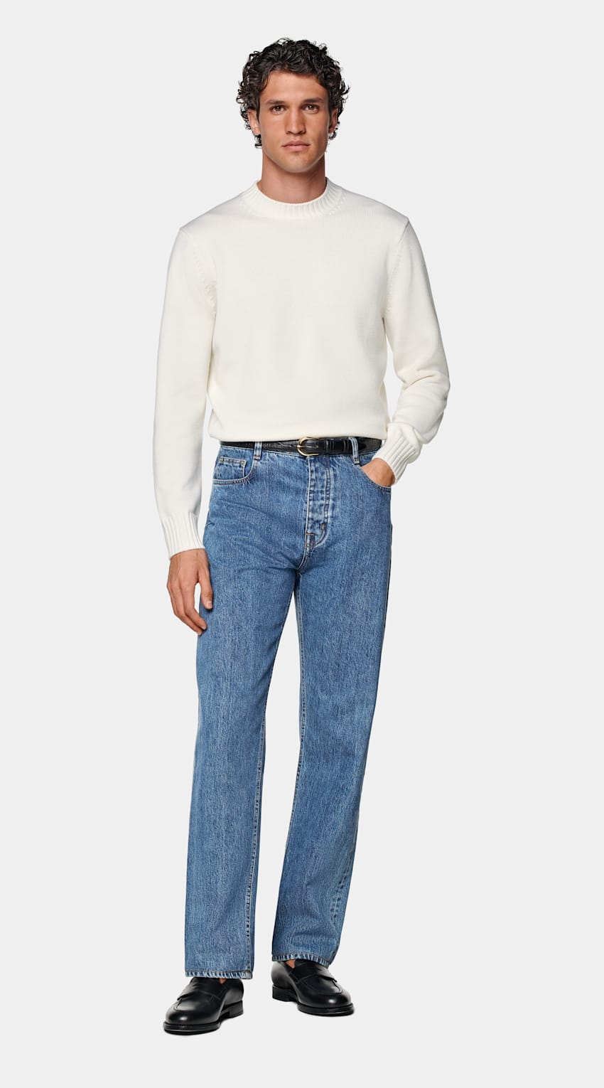 Off-White Merino Crewneck