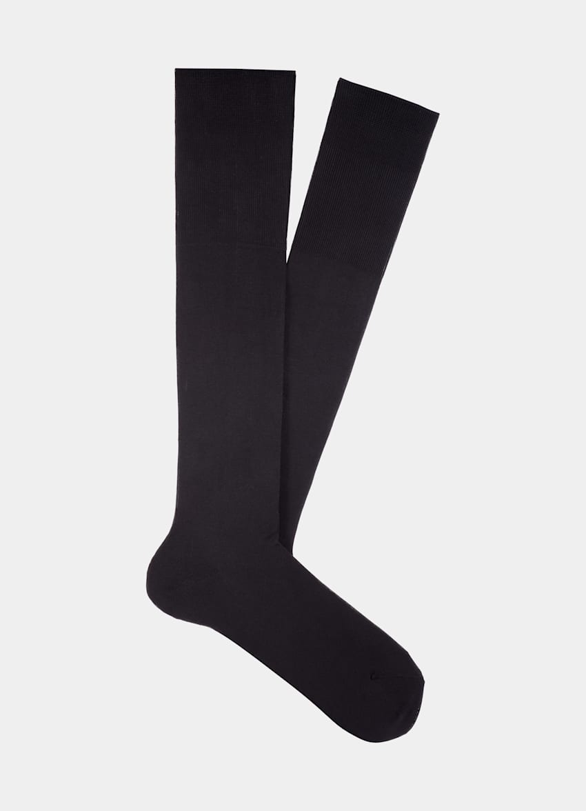 Dark Grey Knee High Socks