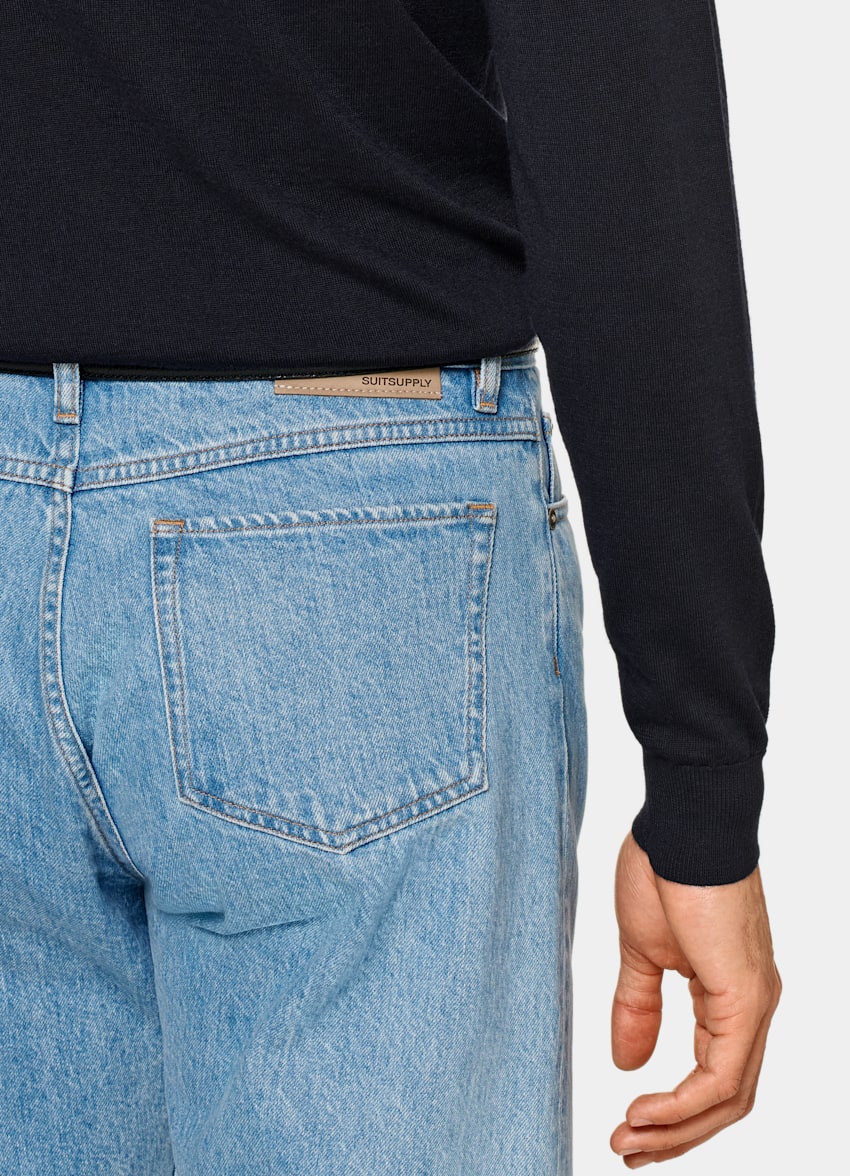 Navy Merino Crewneck