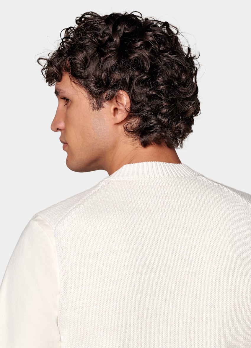 Off-White Sleeveless Cardigan