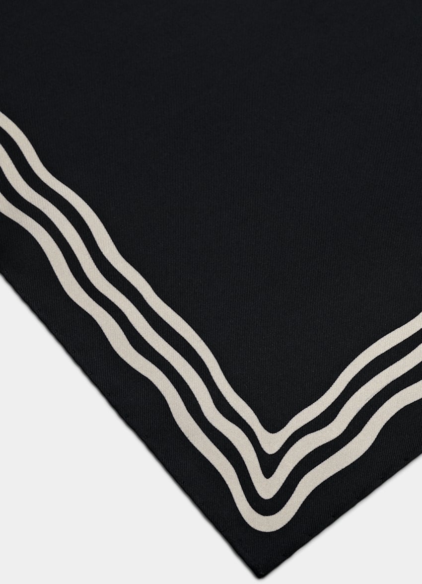 Navy Pocket Square
