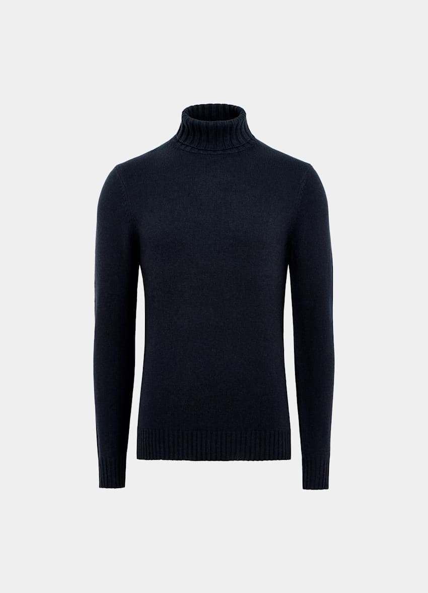 Navy Turtleneck