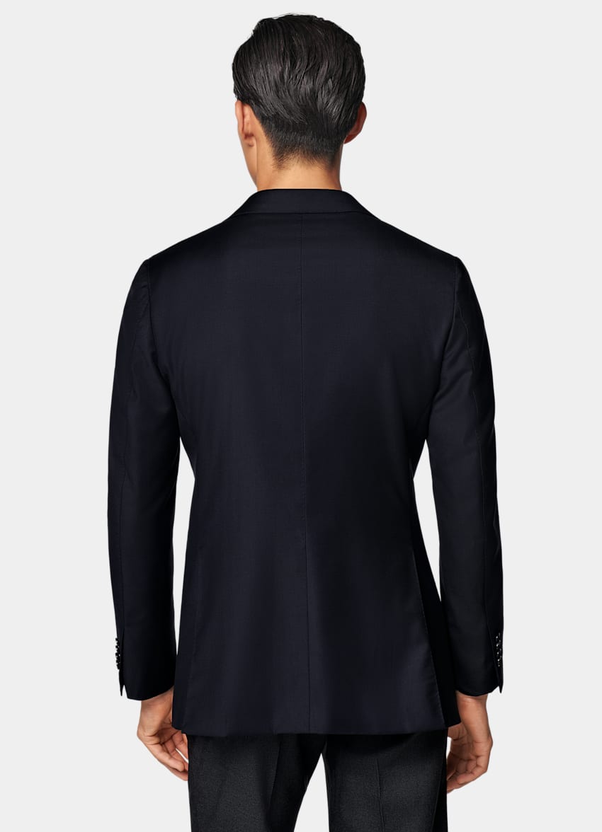 Navy Tailored Fit Havana Suit Jacket