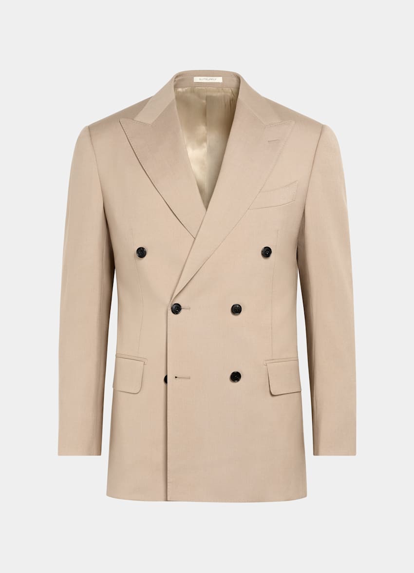 Mid Brown Tailored Fit Milano Suit