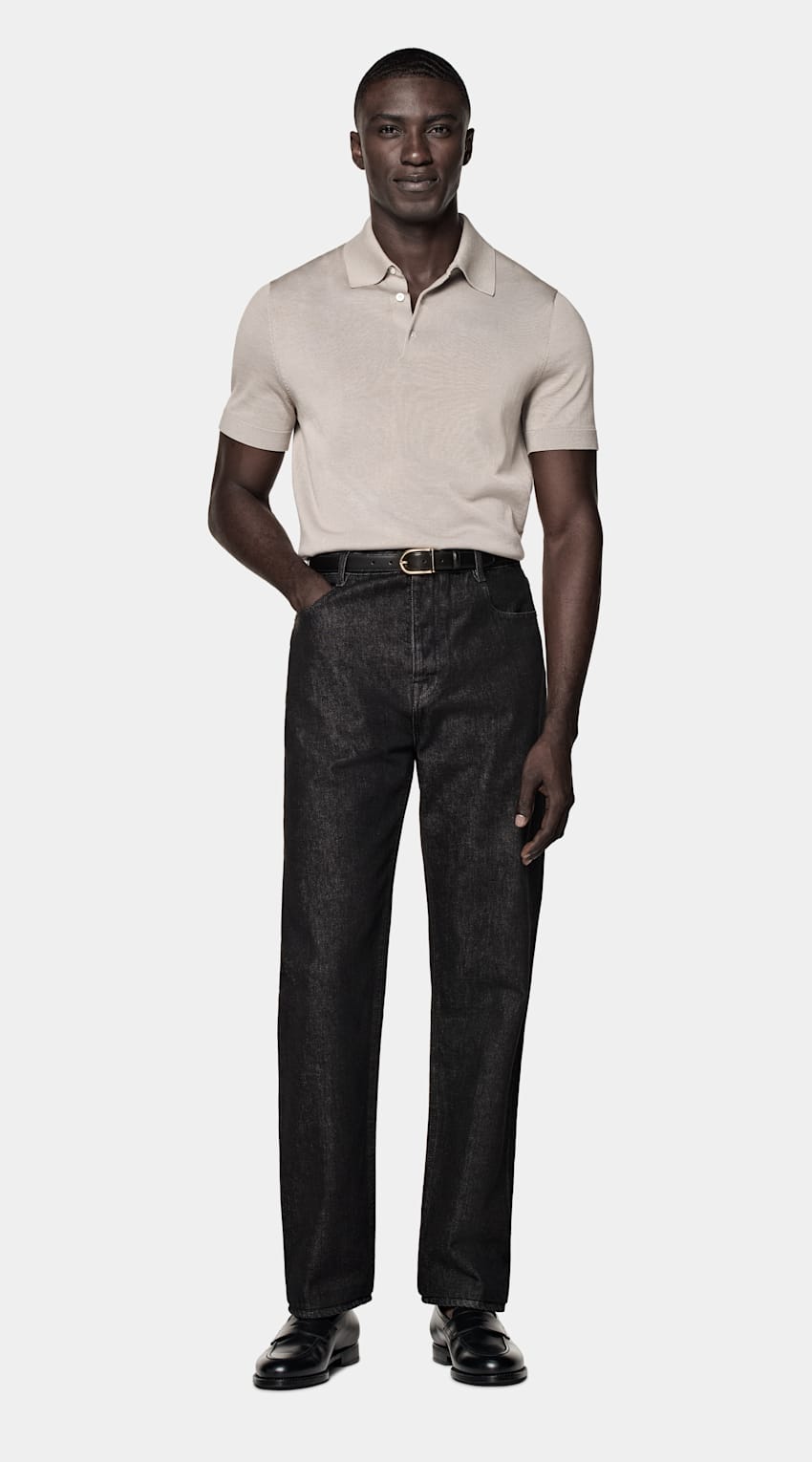 Light Taupe Polo