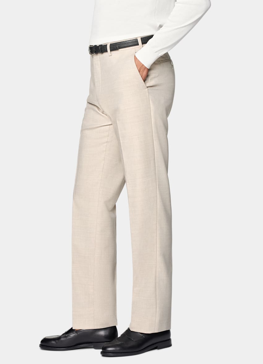 Sand Straight Leg Pants