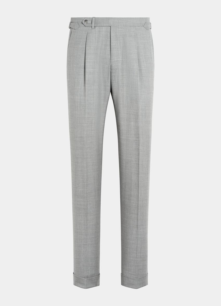 Light Grey Tailored Fit Havana Suit