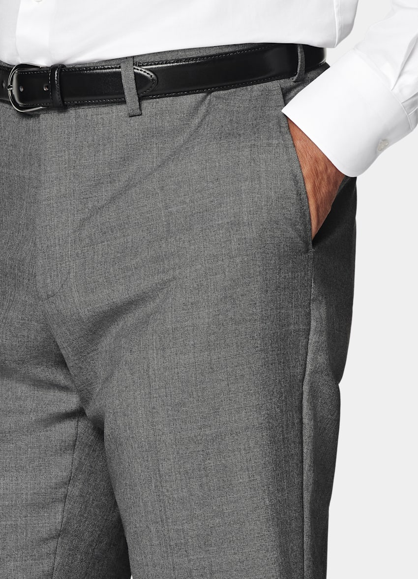 Mid Grey Perennial Tailored Fit Lazio Suit