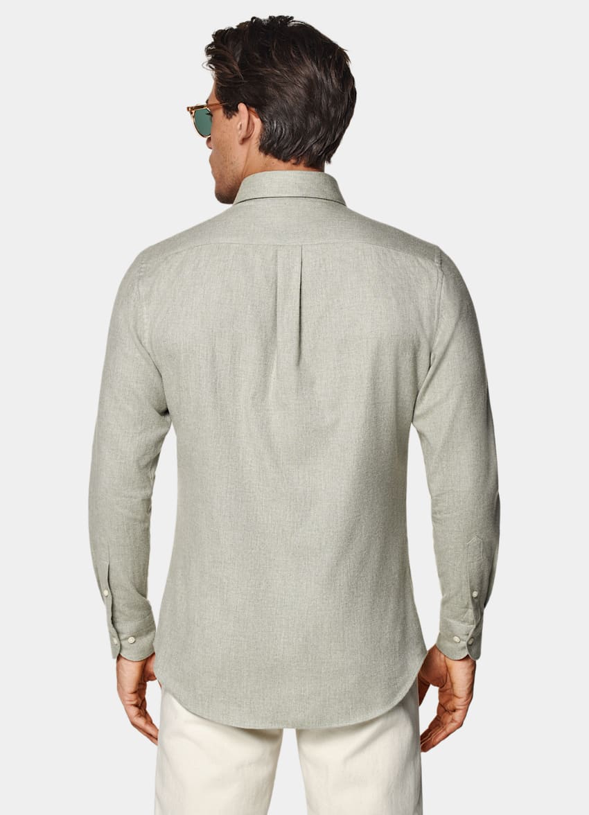 Light Green Tailored Fit Shirt