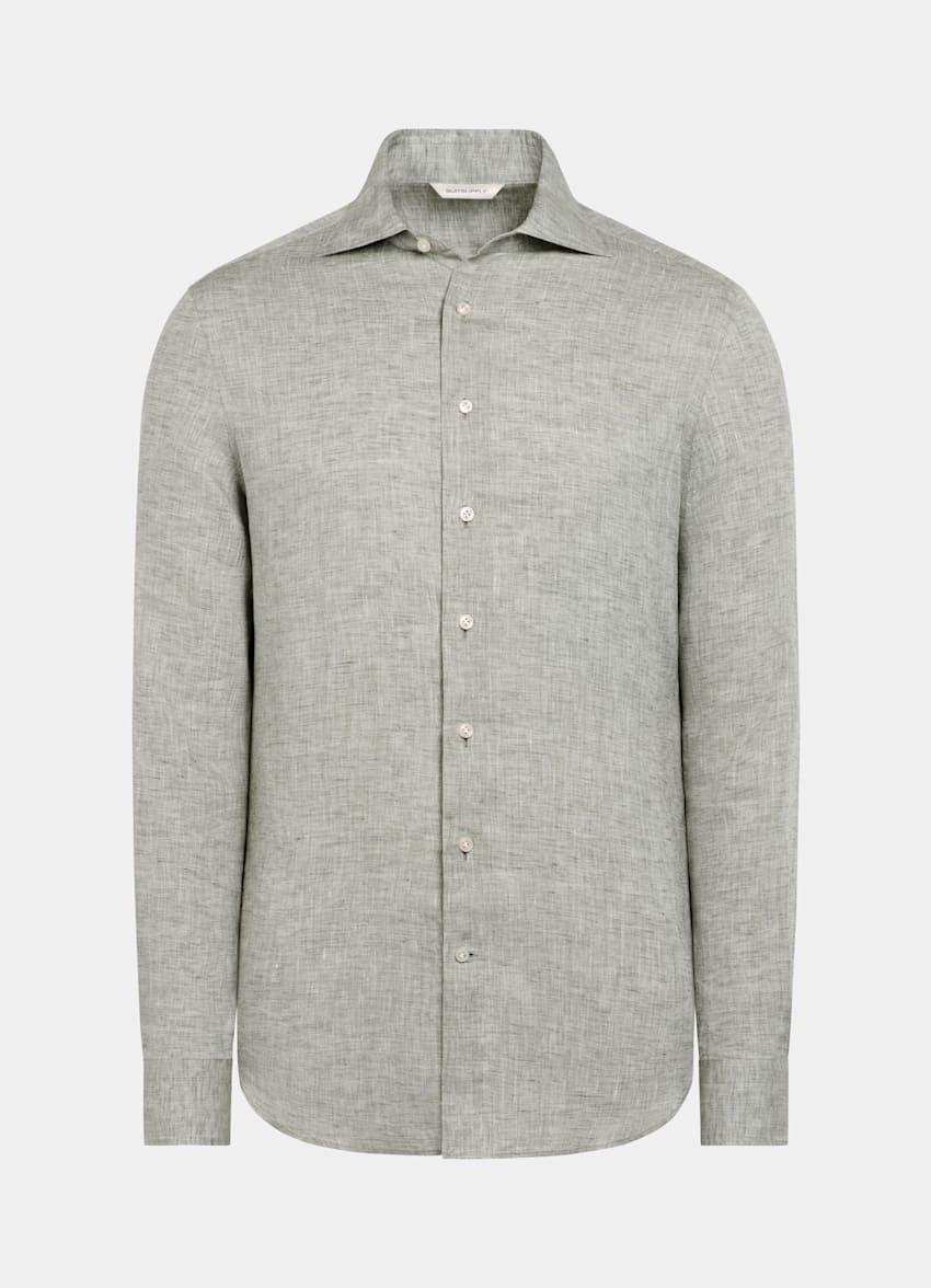 Light Green Tailored Fit Shirt