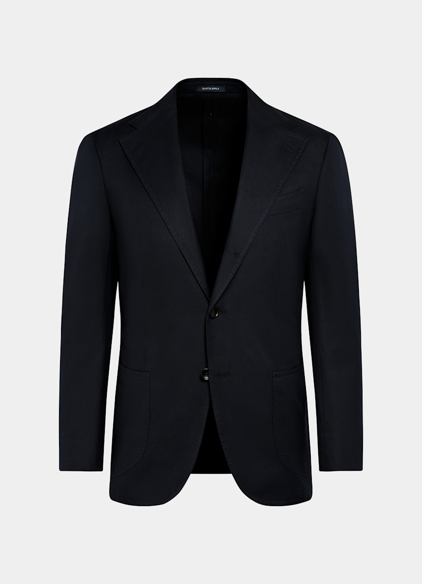 Navy Relaxed Fit Roma Suit Jacket