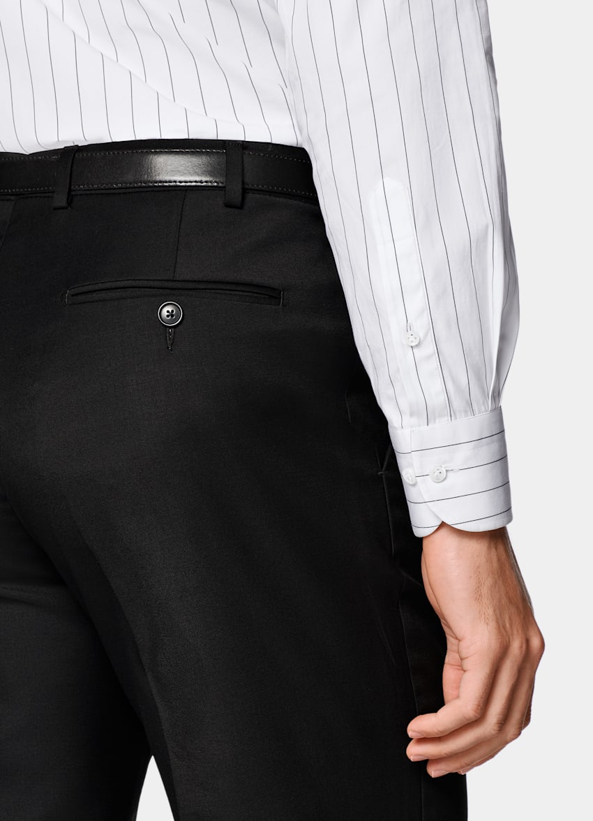 Black Tailored Fit Havana Suit