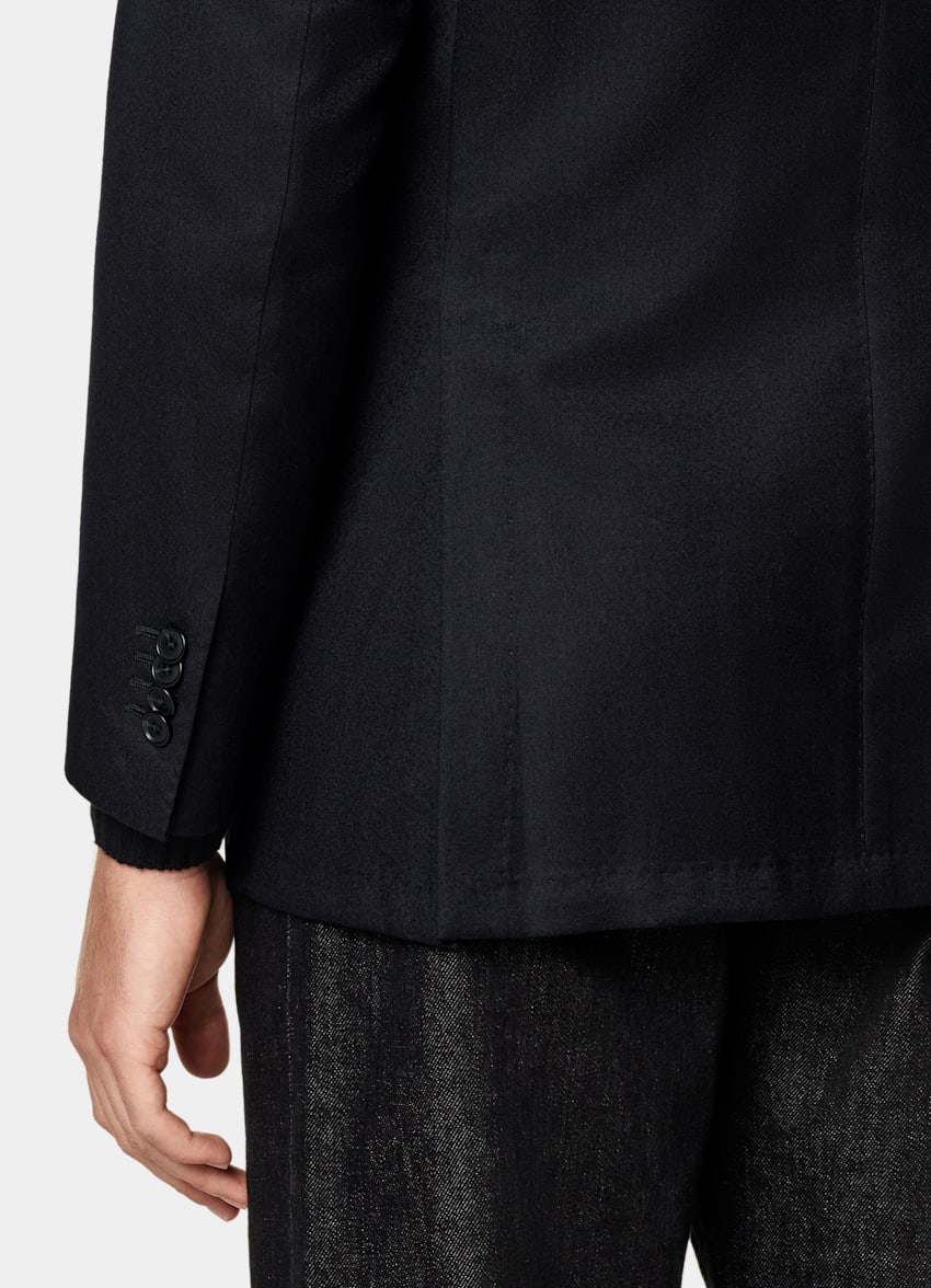 Navy Tailored Fit Havana Suit Jacket