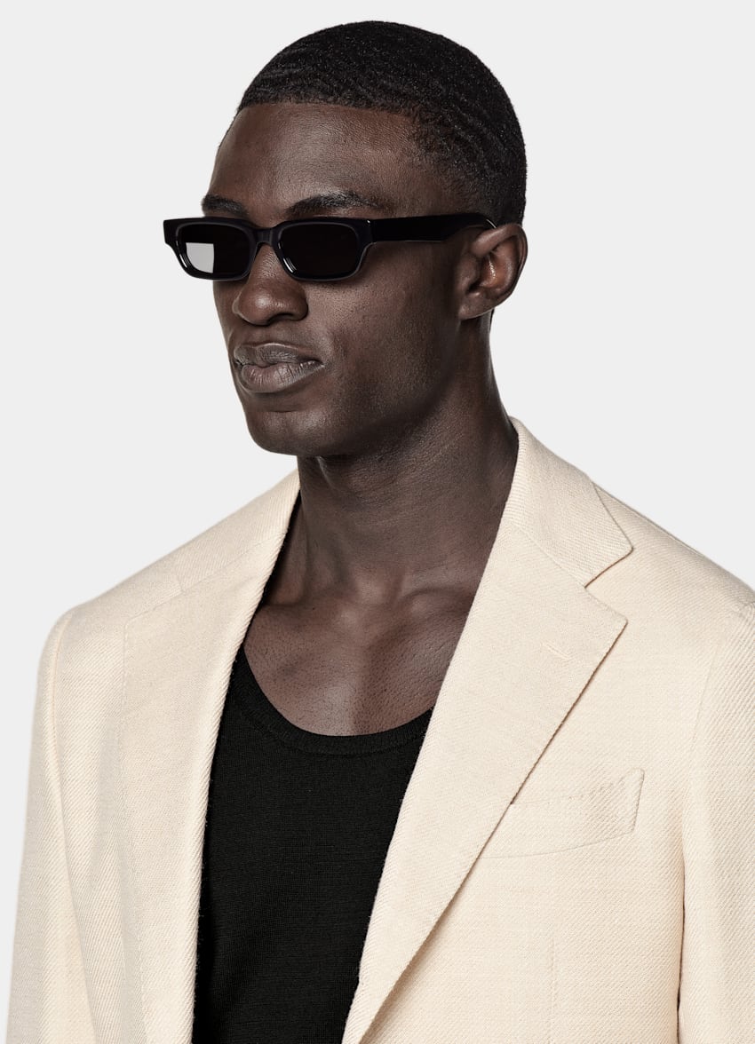 Sand Tailored Fit Havana Blazer