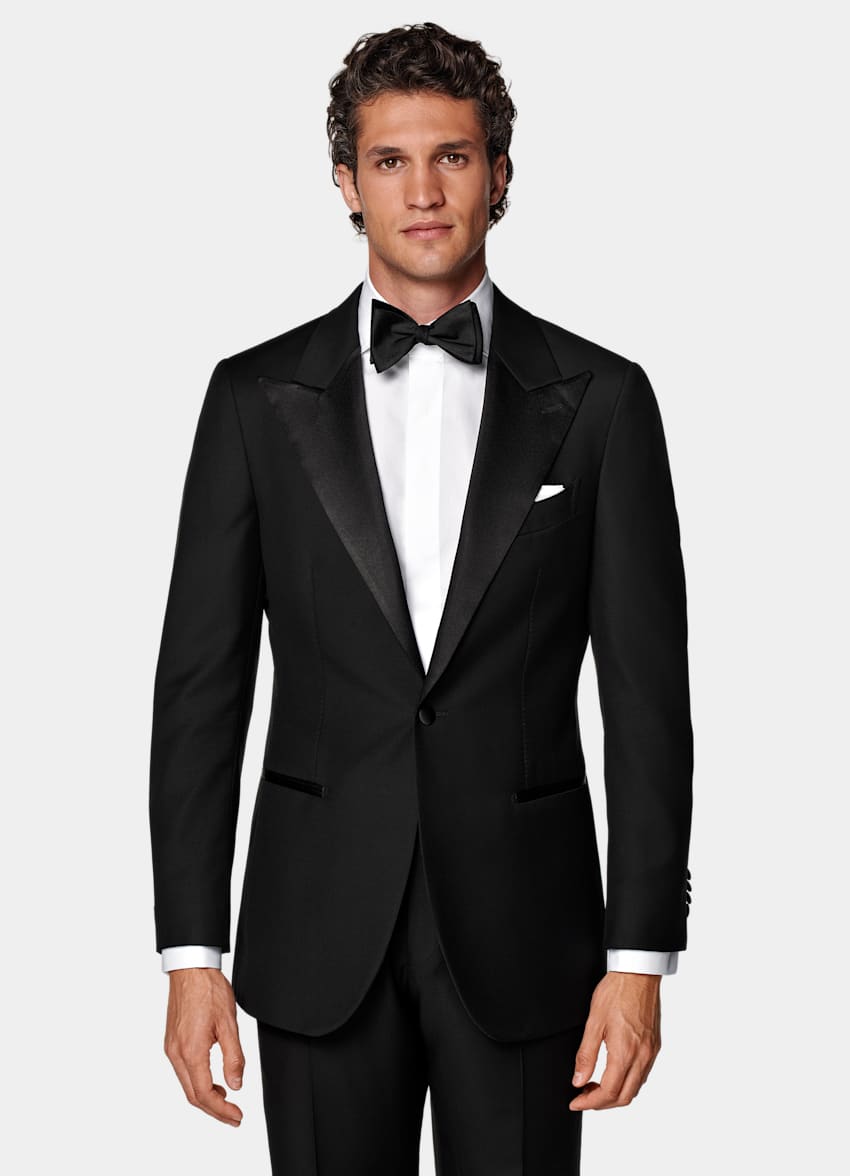 Black Tailored Fit Havana Tuxedo