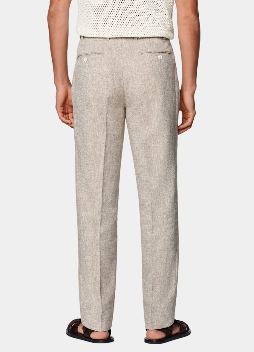 Sand Tailored Fit Milano Suit