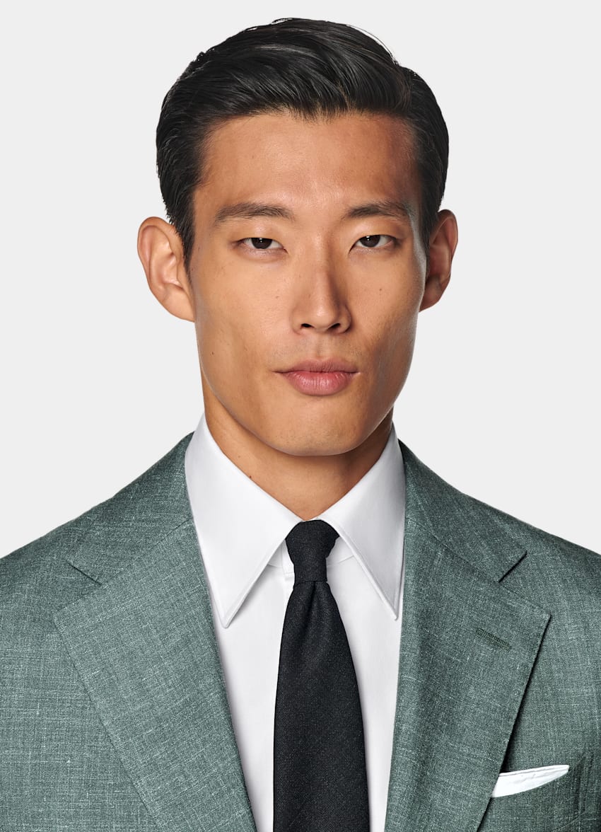 Green Tailored Fit Havana Suit