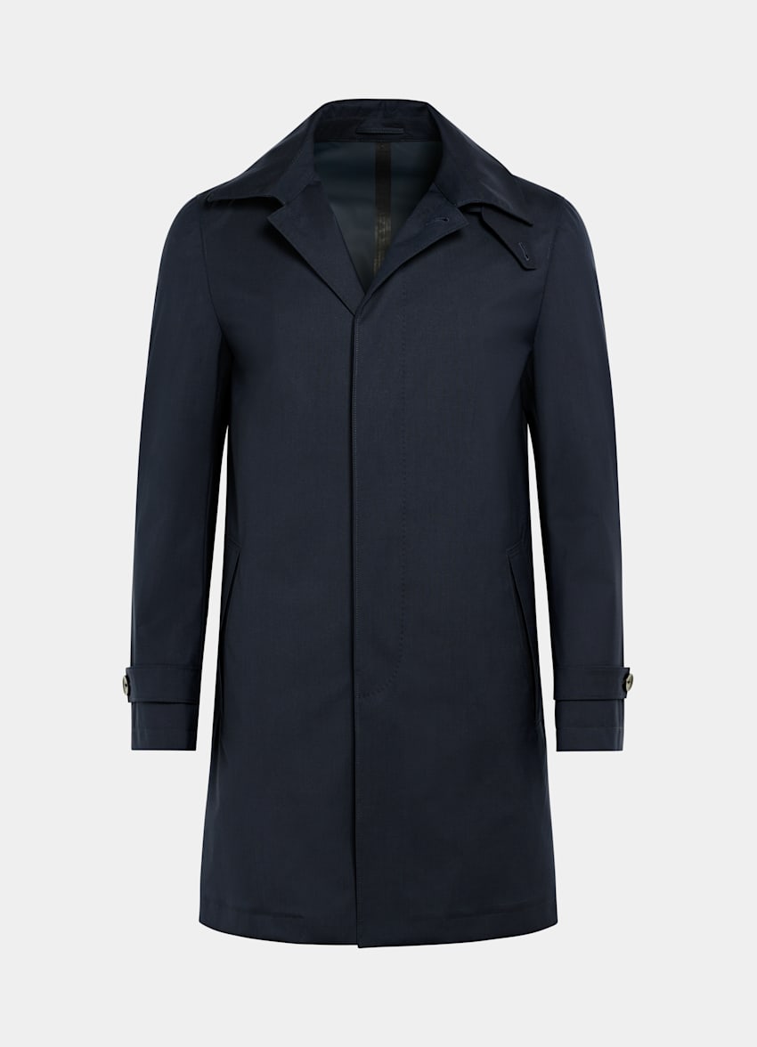 Navy Raincoat