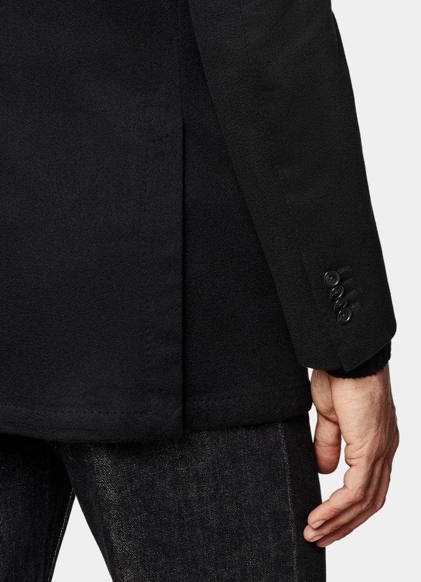 Black Relaxed Fit Roma Blazer