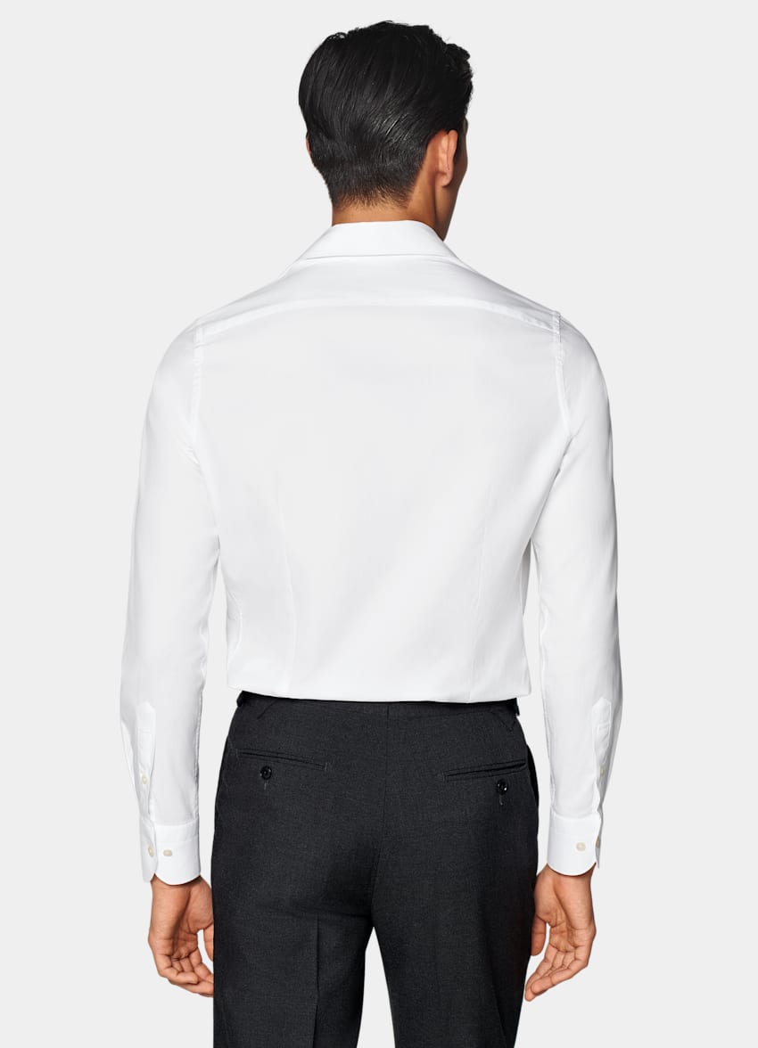 White Twill Extra Slim Fit Shirt