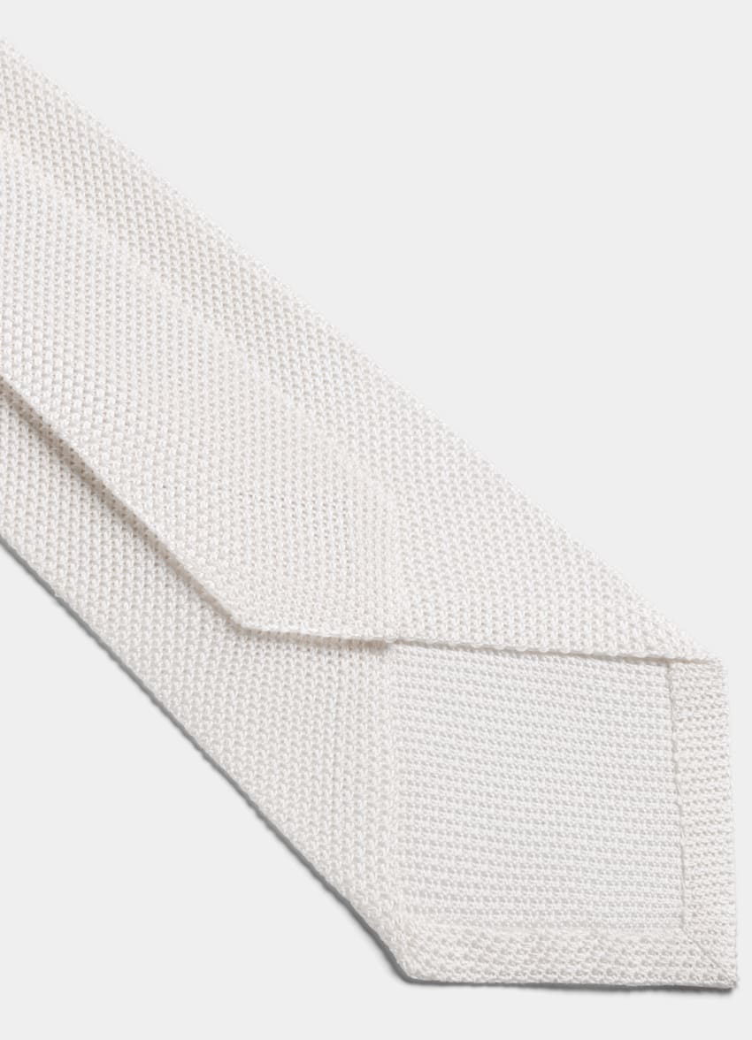 Off-White Grenadine Tie