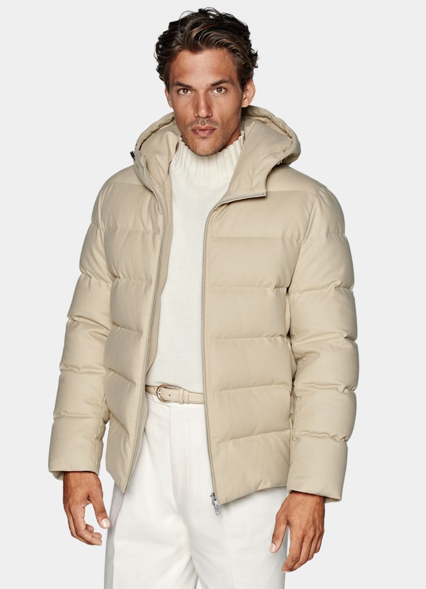 Light Brown Down Jacket