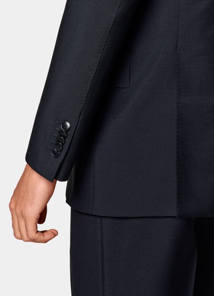 Navy Tailored Fit Milano Suit