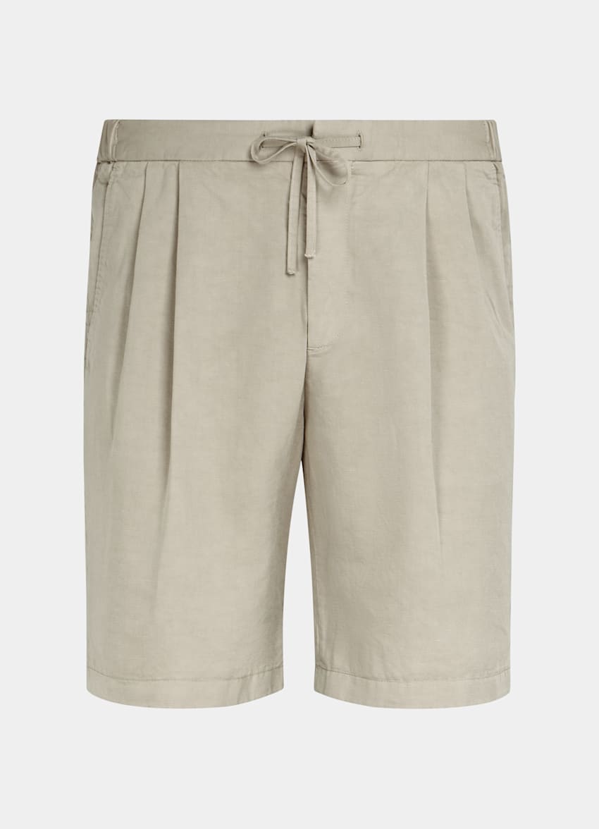 Sand Straight Leg Shorts