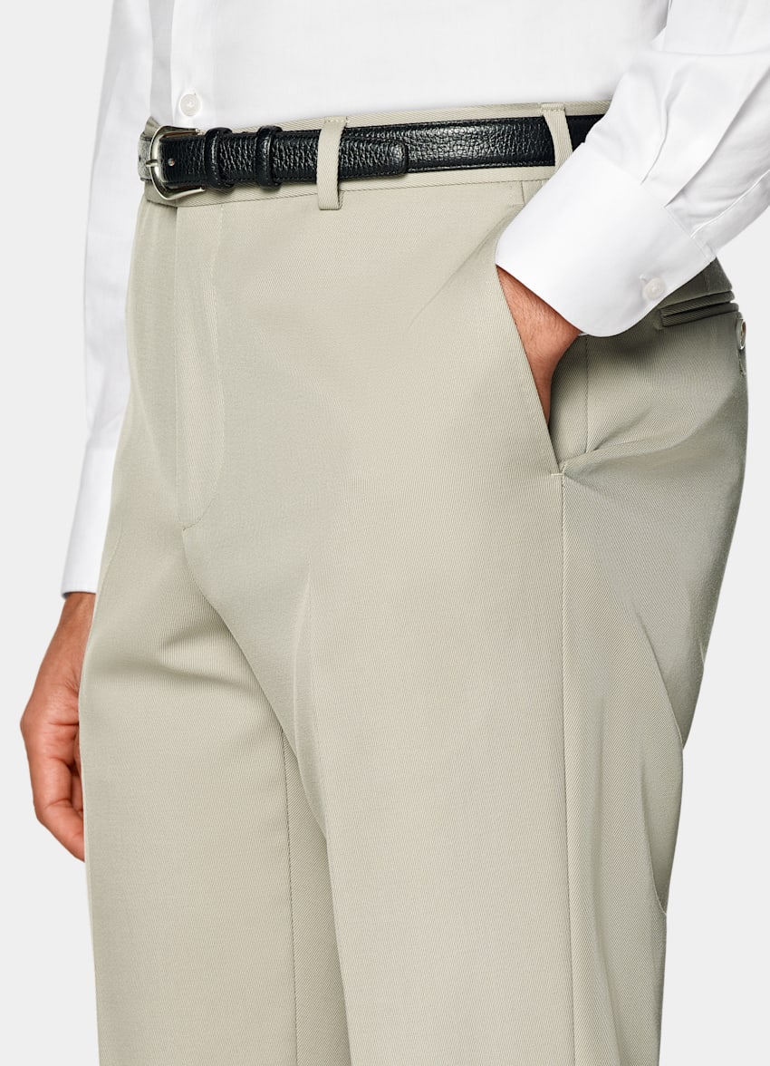 Light Green Relaxed Fit Roma Suit