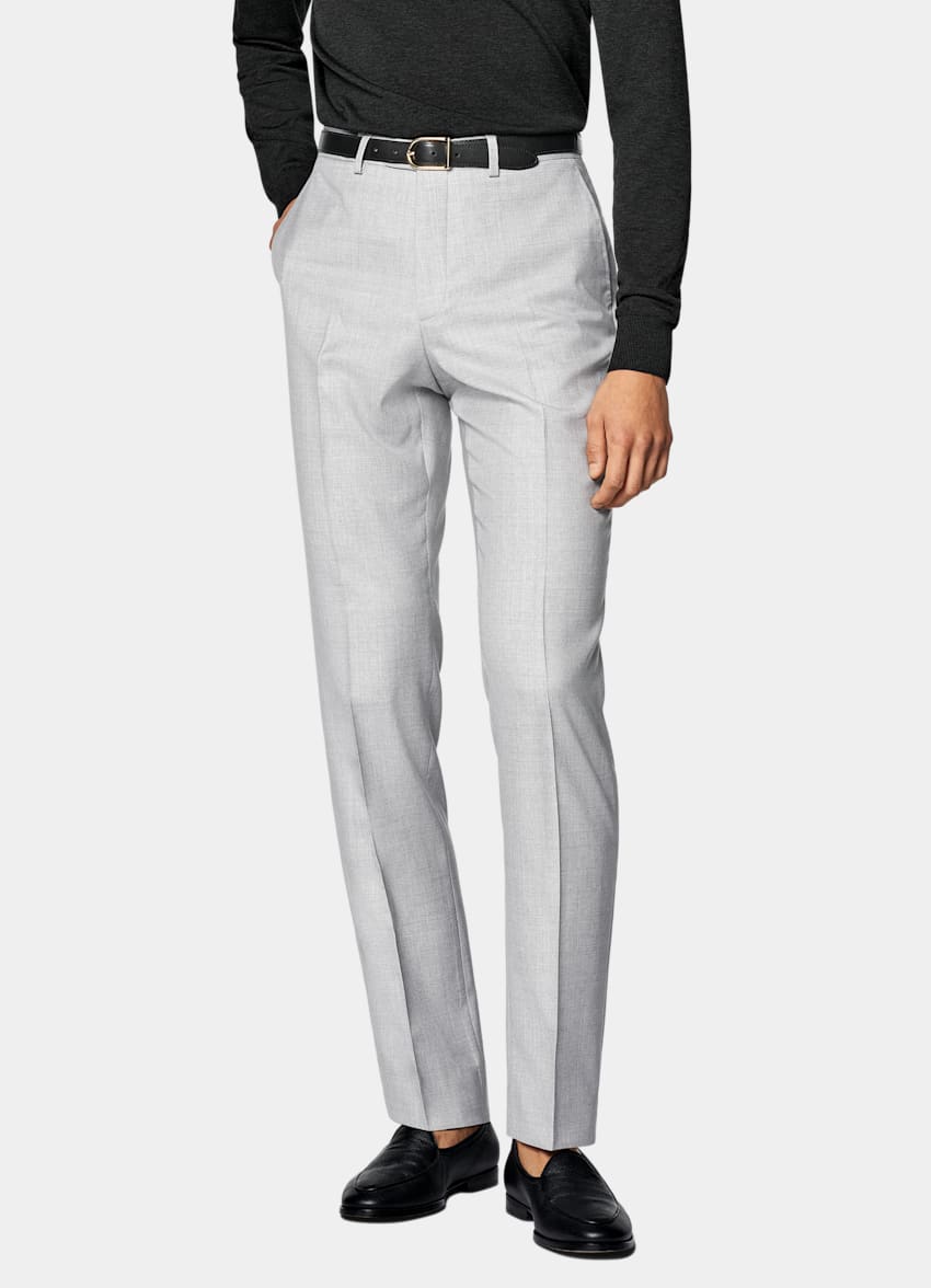 Light Grey Perennial Tailored Fit Havana Suit