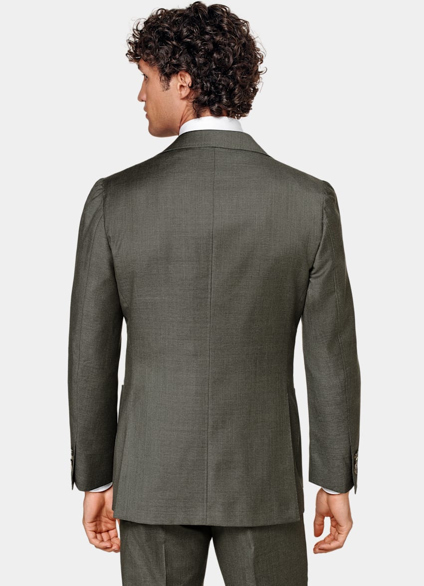 Dark Green Perennial Three-Piece Tailored Fit Havana Suit