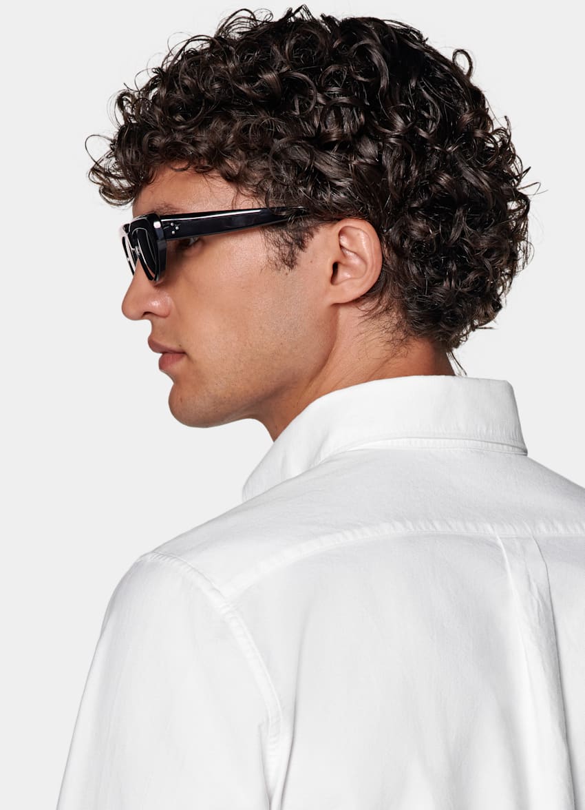 White Oxford Slim Fit Shirt