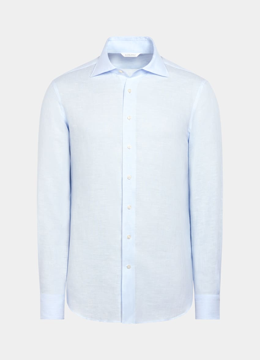 Light Blue Tailored Fit Shirt