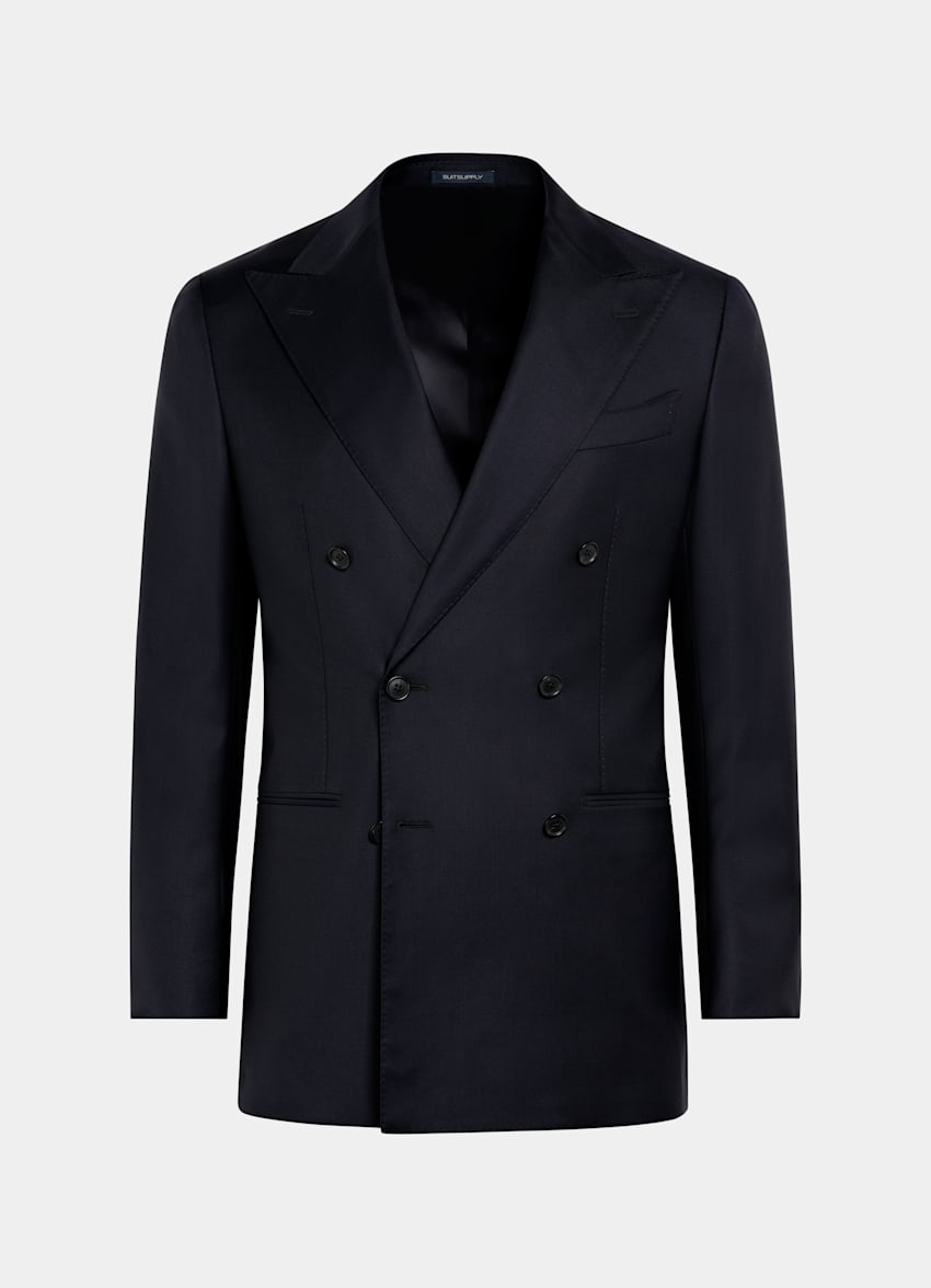 Navy Tailored Fit Havana Suit Jacket