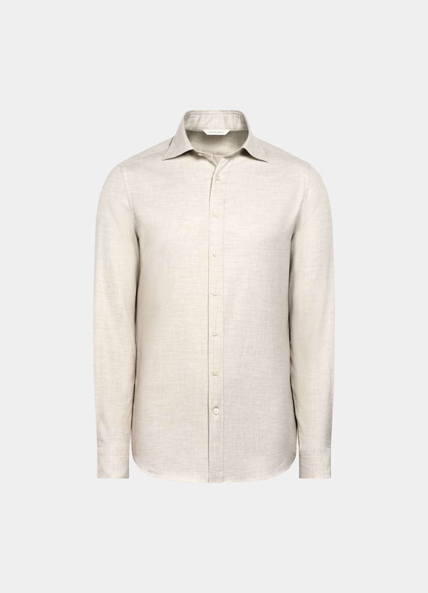 Dark Grey Tailored Fit Shirt