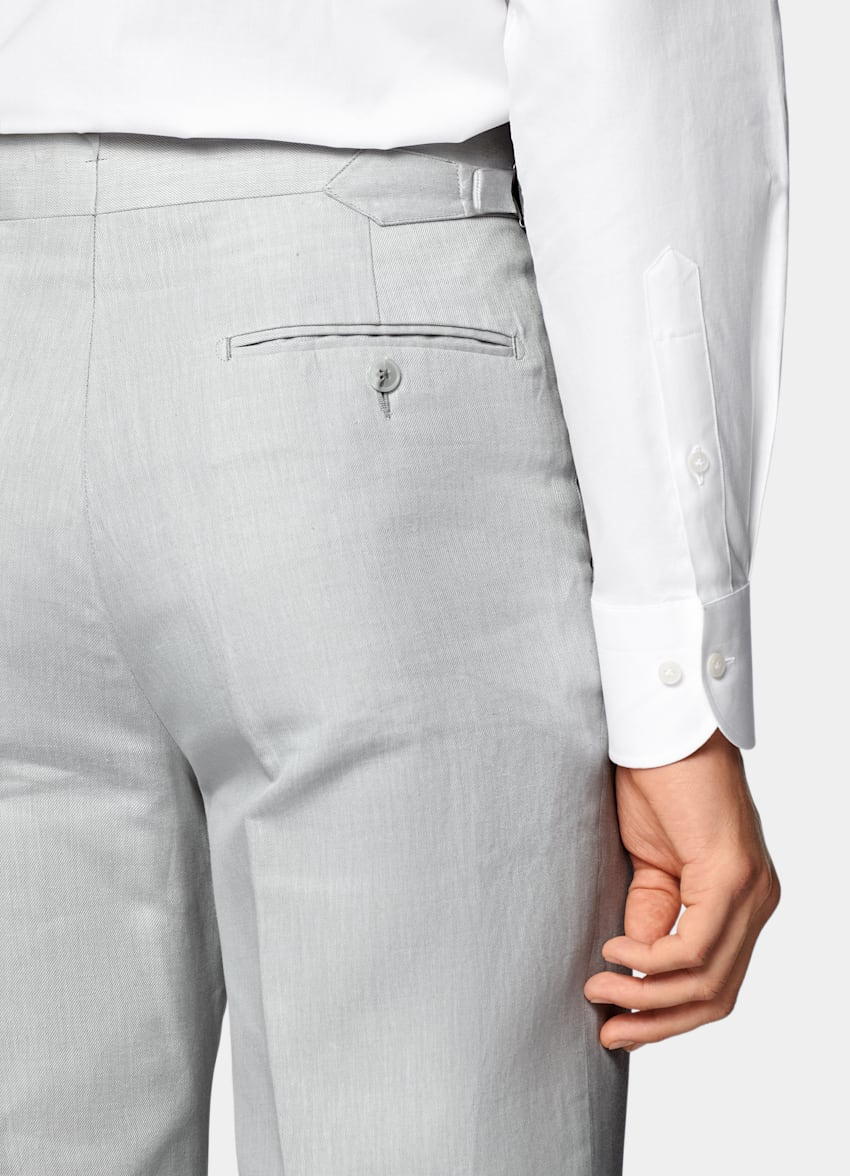 Light Grey Tailored Fit Havana Suit