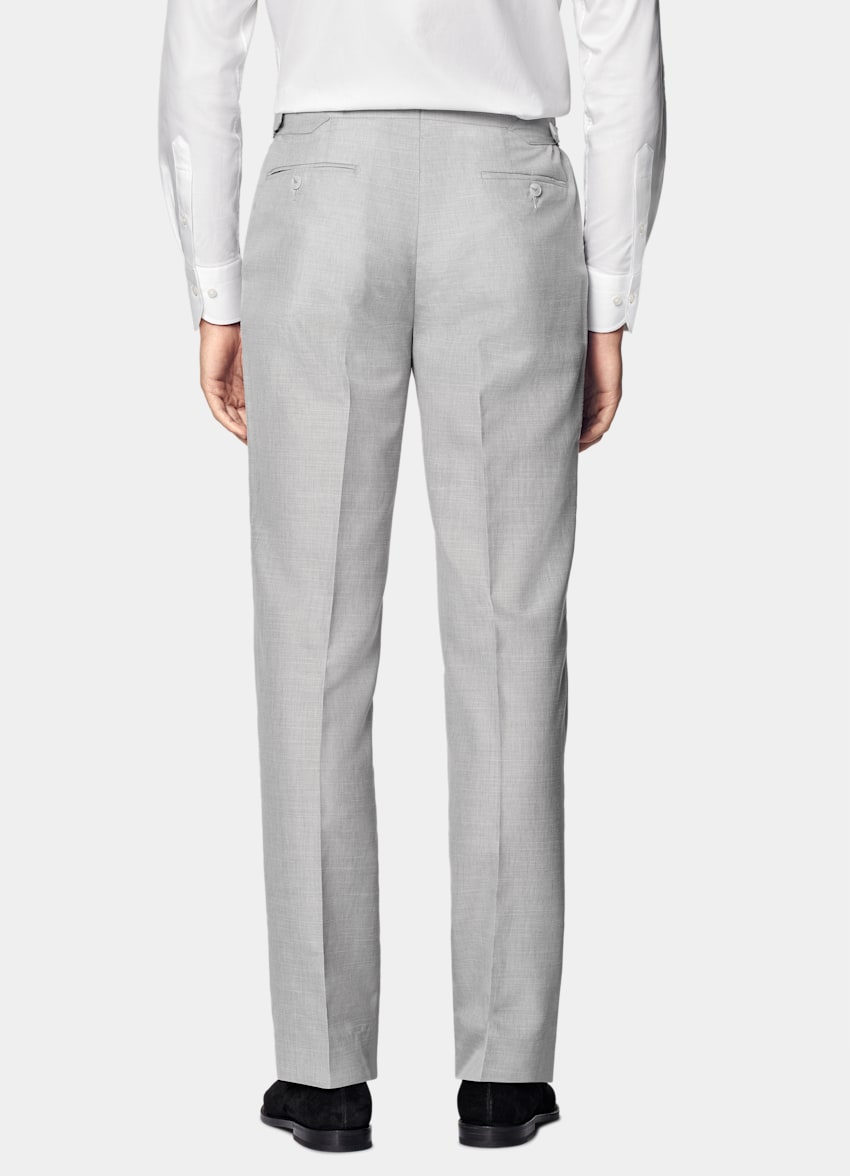 Light Grey Tailored Fit Havana Suit