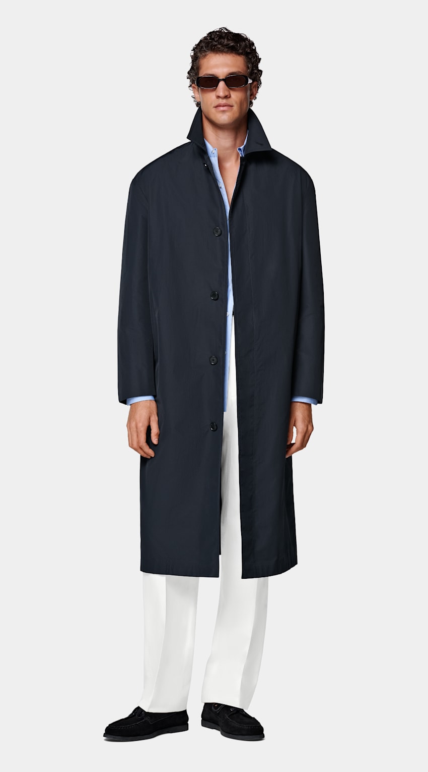 Navy Overcoat
