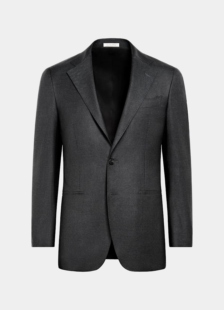 Dark Grey Tailored Fit Havana Suit
