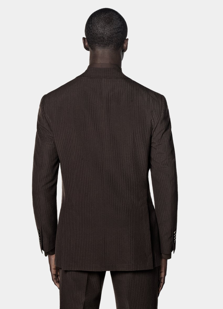 Dark Brown Relaxed Fit Roma Suit