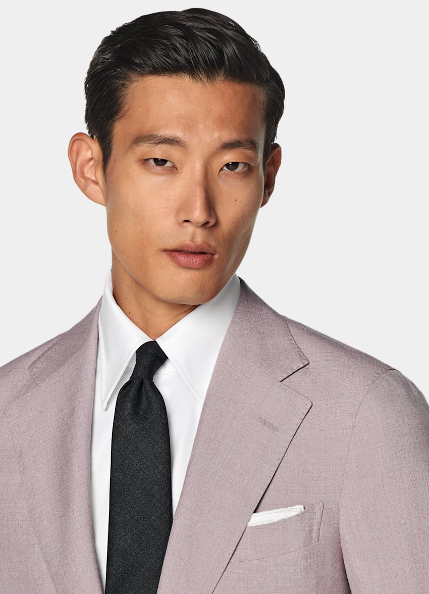 Purple Tailored Fit Havana Suit