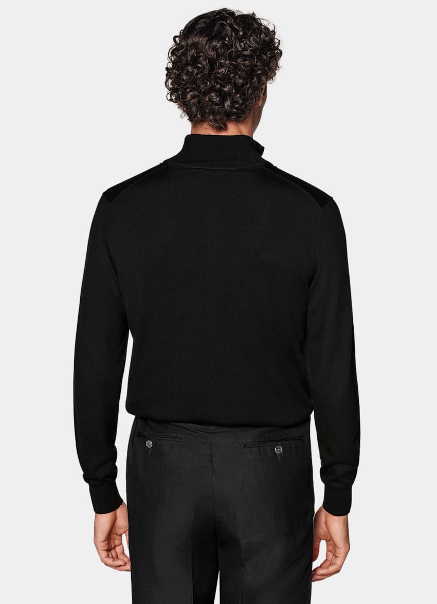 Black Half Zip