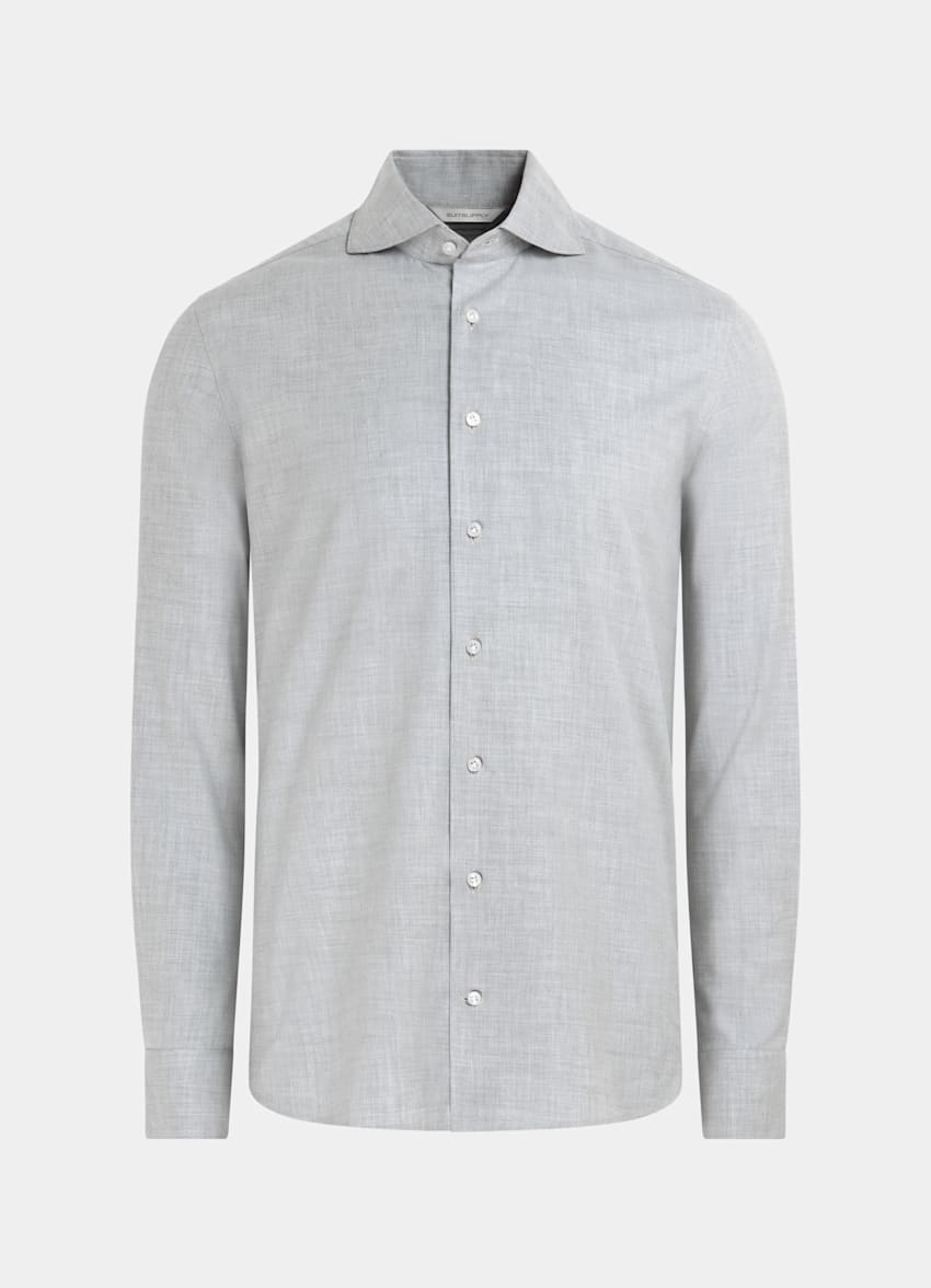 Light Grey Slim Fit Shirt