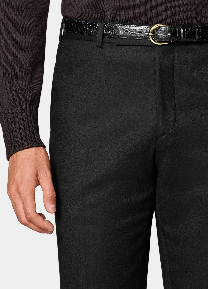Black Straight Leg Pants