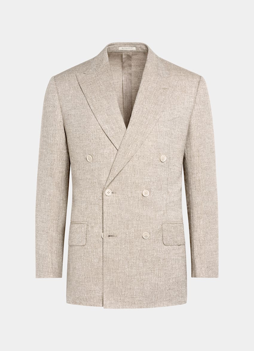 Sand Tailored Fit Milano Suit