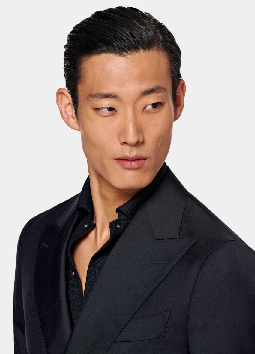 Navy Custom Made Suit